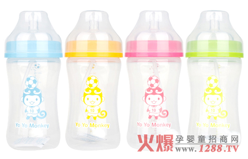 優(yōu)優(yōu)馬騮食品級PP寬口奶瓶