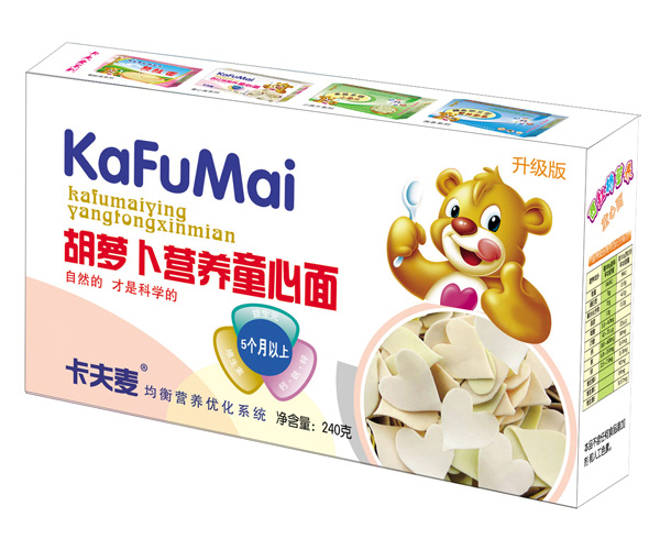 卡夫麥胡蘿卜營養(yǎng)童心面