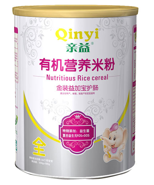 親益紙聽有機(jī)益加寶護(hù)腸營養(yǎng)米粉