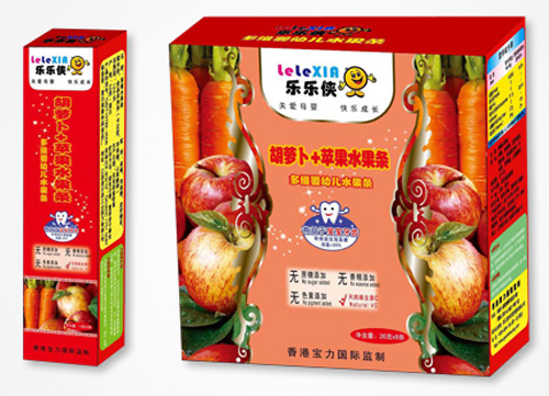 樂(lè)樂(lè)俠胡蘿卜蘋(píng)果水果條