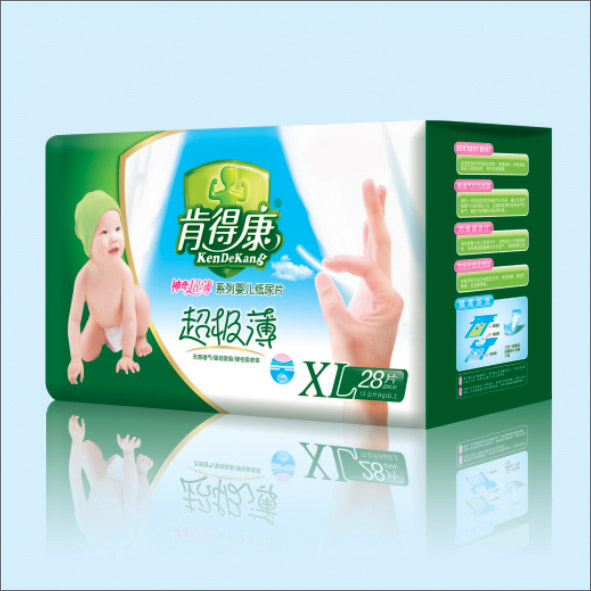 肯得康神奇超級(jí)薄嬰兒尿片Xl28