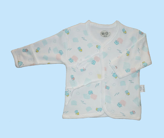 A01半背包邊系帶上衣(青)