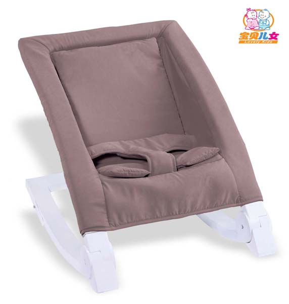 寶貝兒女咖啡色寶寶搖椅-新款設(shè)計(jì)