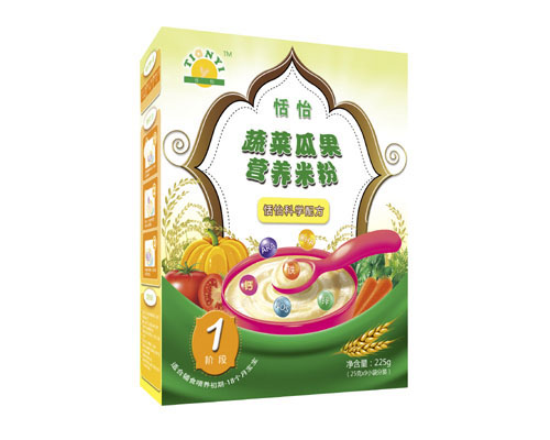 恬怡蔬菜瓜果營(yíng)養(yǎng)米粉1段