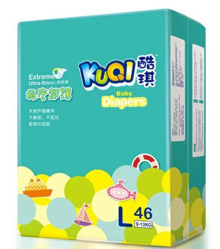 酷琪極度超薄系列尿褲L碼46片