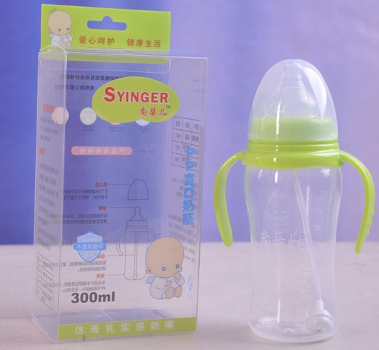 尚yingePP寬口奶瓶300ml綠色