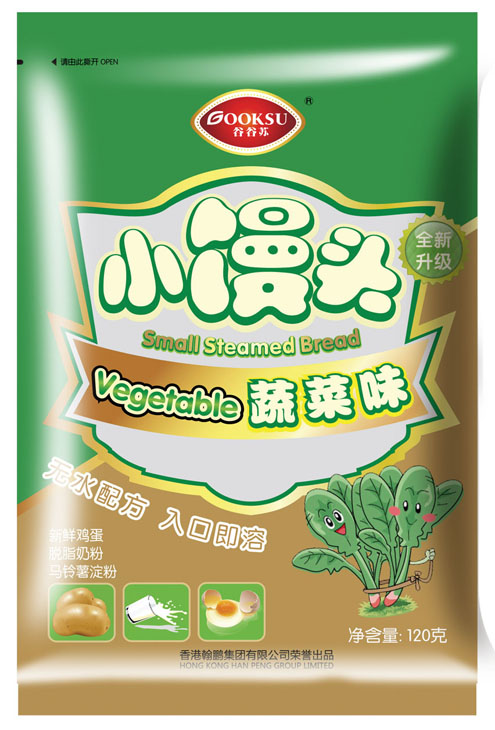 谷谷蘇菠菜味小饅頭120g