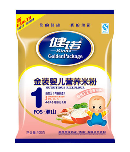 健諾FOS淮山嬰兒營養(yǎng)米粉(粉狀)1段