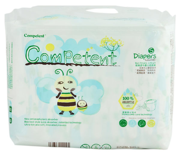 潘彼得超薄透氣系列紙尿褲中包裝S碼