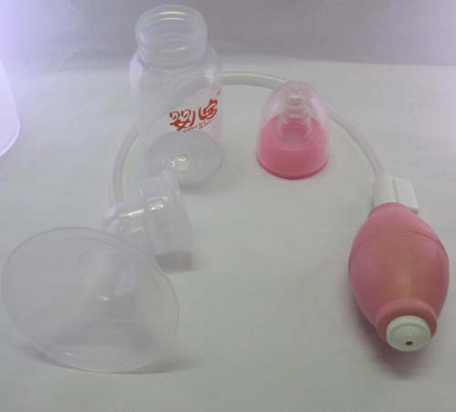 yinge寶奶瓶兩用手動便攜式吸乳器