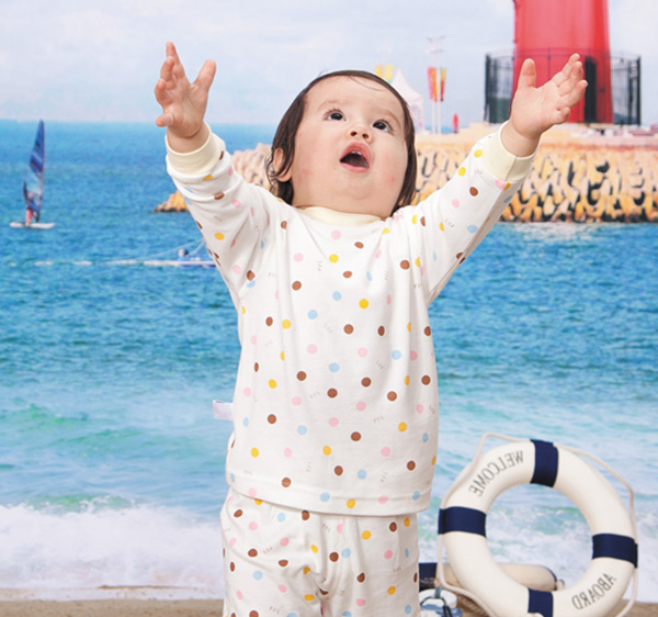 康貝坊圓點內衣套裝