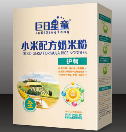 巨日星童盒裝小米配方米粉
