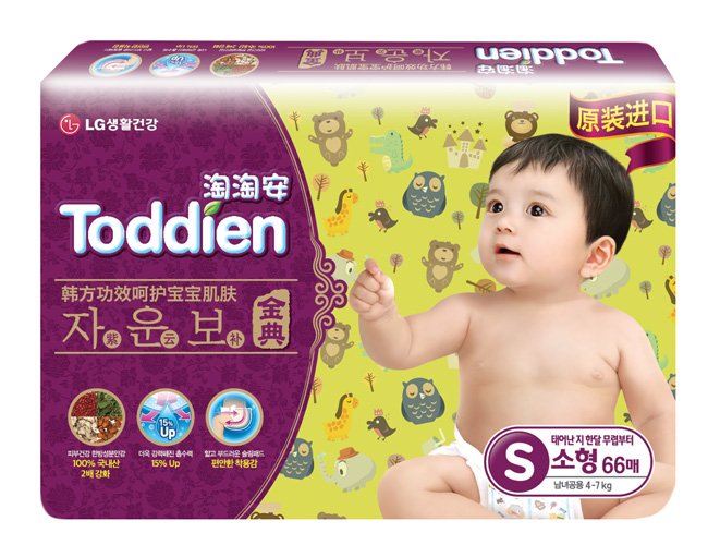 LG淘淘安嬰幼兒紙尿褲紫云補版S66