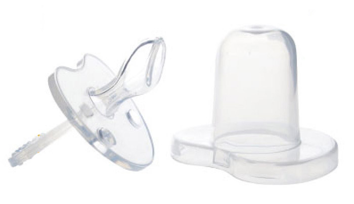 可愛小鴨全硅膠幼兒型安撫奶嘴