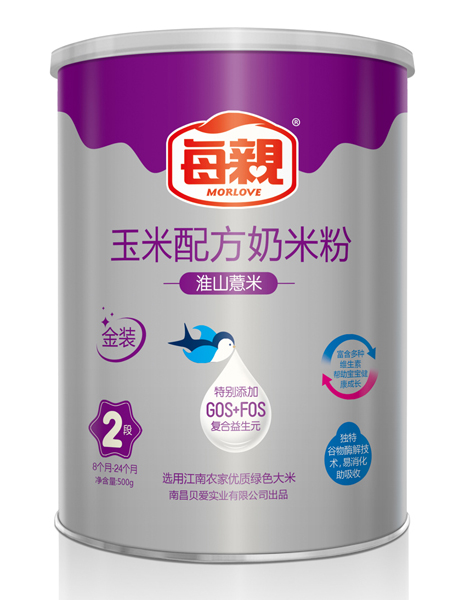 每親淮山薏米玉米配方奶米粉2段