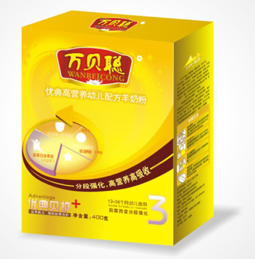 萬貝聰優(yōu)典高營養(yǎng)youe配方羊奶粉