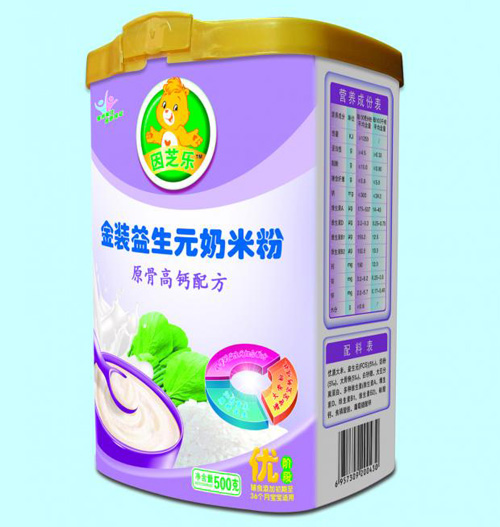 因芝樂(lè)金裝益生元原骨高鈣奶米粉