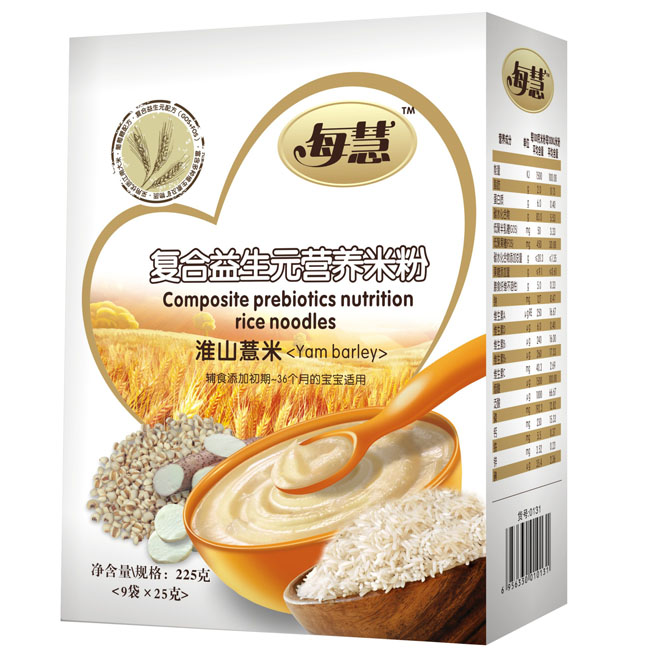 每慧復合益生元淮山薏米營養(yǎng)米粉225