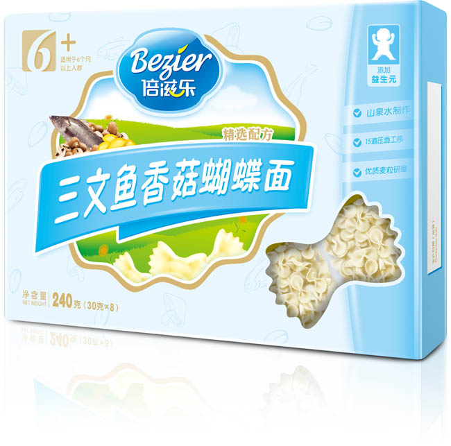 倍滋樂(lè)三文魚香菇蝴蝶面