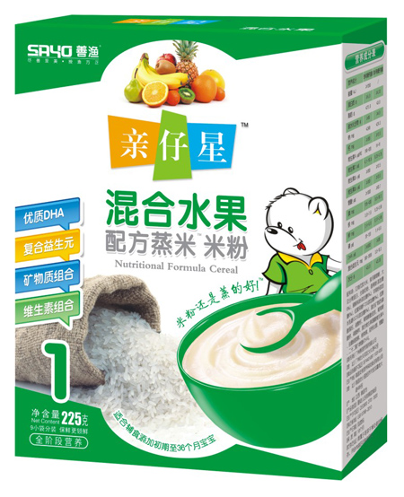 親仔星混合水果米粉