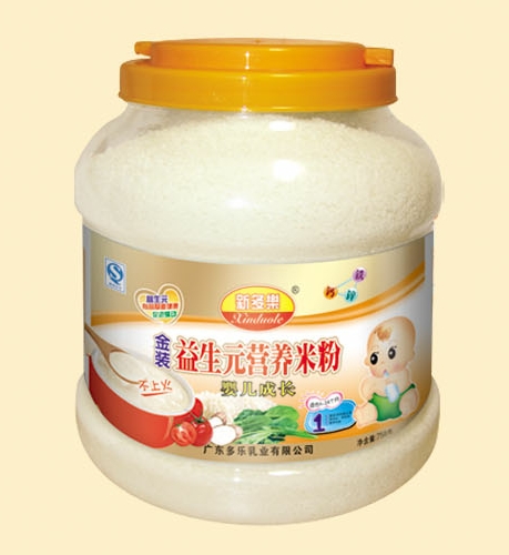 新多樂益生元營養(yǎng)米粉1段