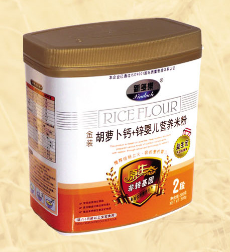 新多樂胡蘿卜鈣+鋅yinge營養(yǎng)米粉2段