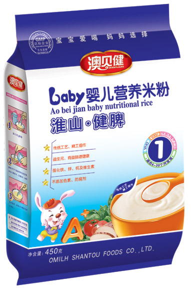 澳貝健淮山健脾yinge營(yíng)養(yǎng)米粉