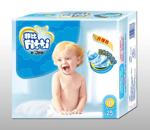 菲比秒吸舒爽嬰兒紙尿褲L25片