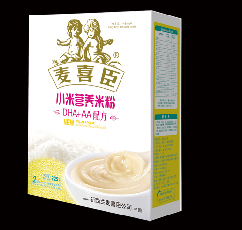 麥喜臣小米營(yíng)養(yǎng)米粉DHA+AA配方盒裝