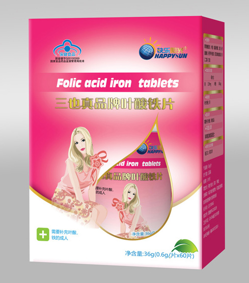 快樂陽光葉酸鐵片