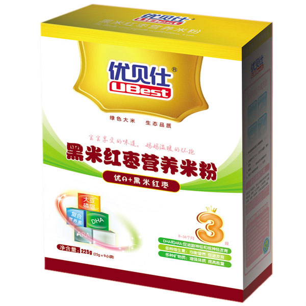 優(yōu)貝仕黑米紅棗營(yíng)養(yǎng)米粉