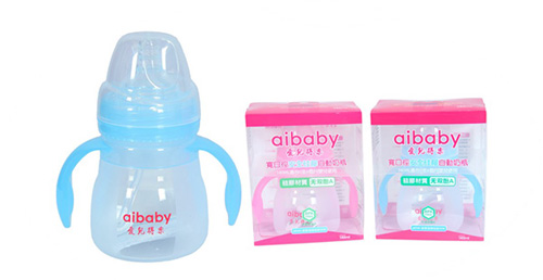 愛兒得樂140ml寬口硅膠0-6個(gè)月自動(dòng)奶瓶