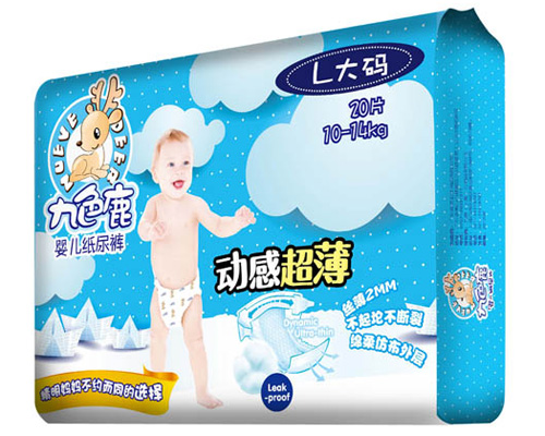 九色鹿動(dòng)感超薄紙尿片L24