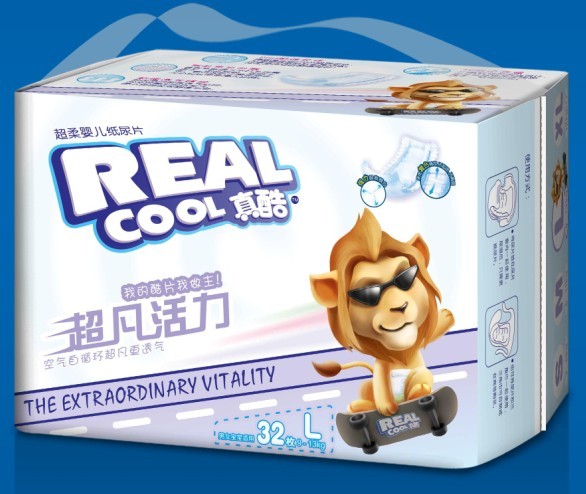 真酷超凡活力尿片大號(hào)32片