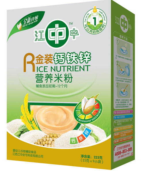 江中鈣鐵鋅營養(yǎng)米粉