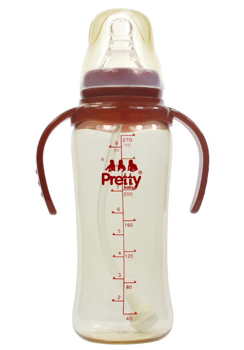prettybaby270ML�б��Ԅ�PPSU�˿ڏ�����ƿ