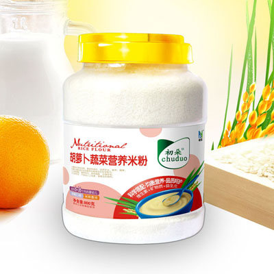 初朵胡蘿卜蔬菜營養(yǎng)米粉