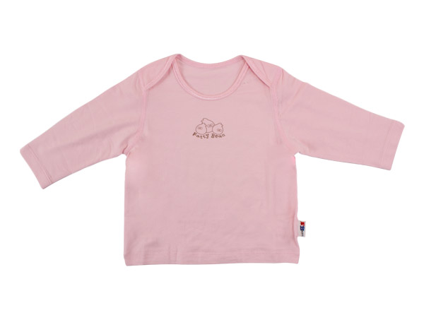 肥仔豆長(zhǎng)袖雙肩開(kāi)上衣