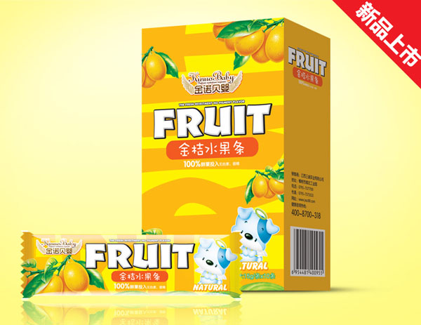 金諾貝嬰金桔水果條盒裝