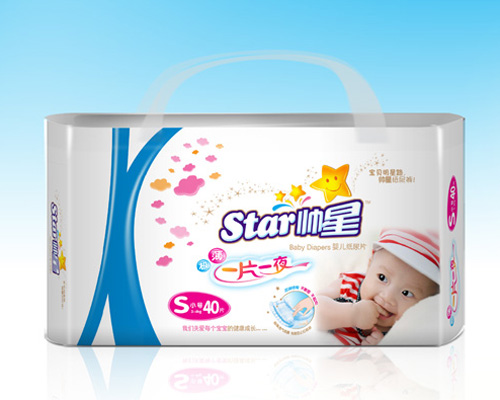 帥星極薄嬰兒紙尿片S