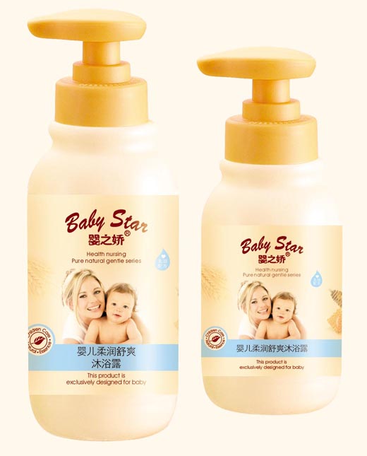 280ml嬰兒柔潤舒爽沐浴露