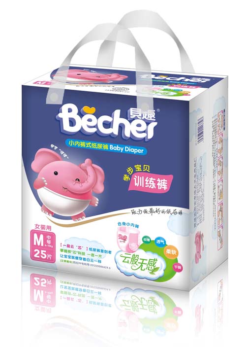 貝趣yinge訓練褲M碼女寶寶專用