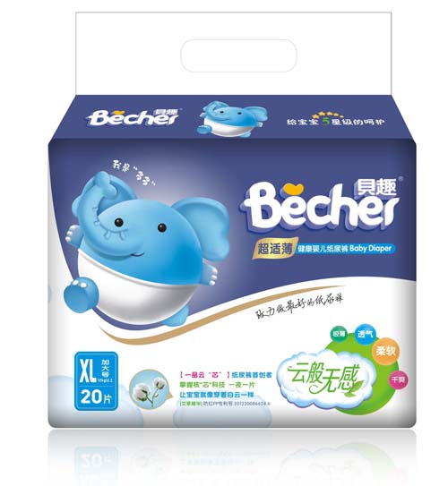 貝趣健康yinge紙尿褲XL碼