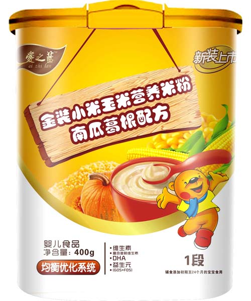 愛(ài)之藍(lán)金裝南瓜葛根配方粉1段