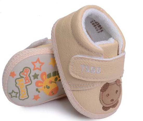 天使之?huà)隤U幼兒學(xué)步鞋杏色