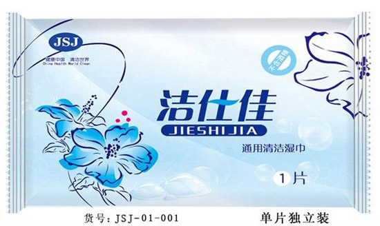 潔仕佳通用清潔濕巾1片
