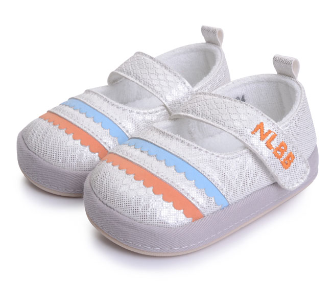 娜拉寶時(shí)尚溫馨嬰兒鞋NA1084銀色