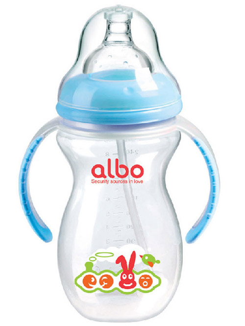 愛樂(lè)寶PP葫蘆自動(dòng)奶瓶270ml藍(lán)色