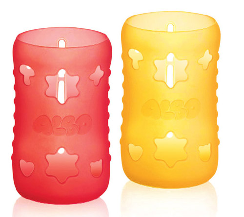 愛(ài)樂(lè)寶感溫變色硅膠套(240ml寬口徑)