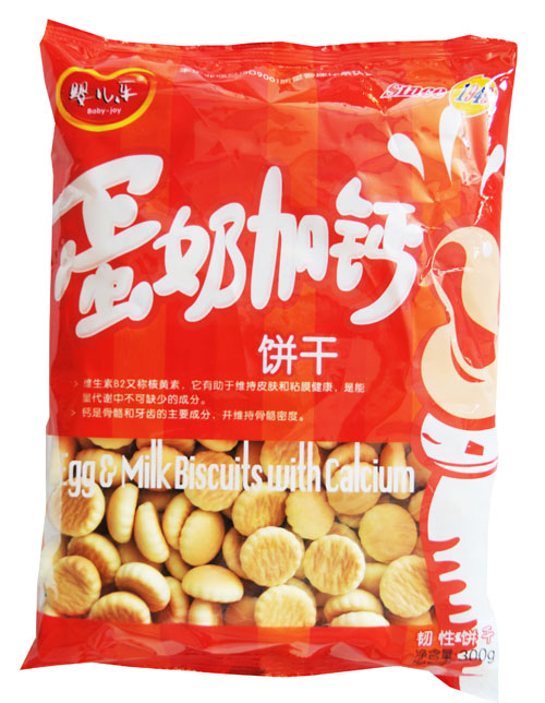 yinge樂蛋奶加鈣餅干300g